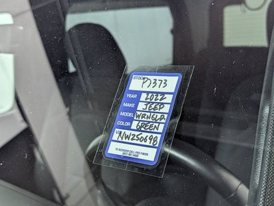 2022 Jeep Wrangler Sport