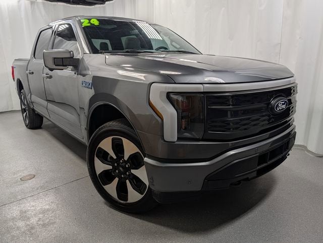 Used 2024 Ford F-150 Lightning Platinum with VIN 1FT6W7L7XRWG14445 for sale in Crystal Lake, IL