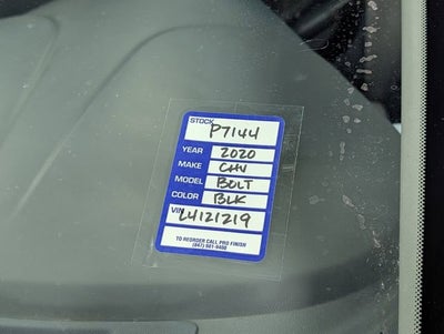 2020 Chevrolet Bolt EV LT