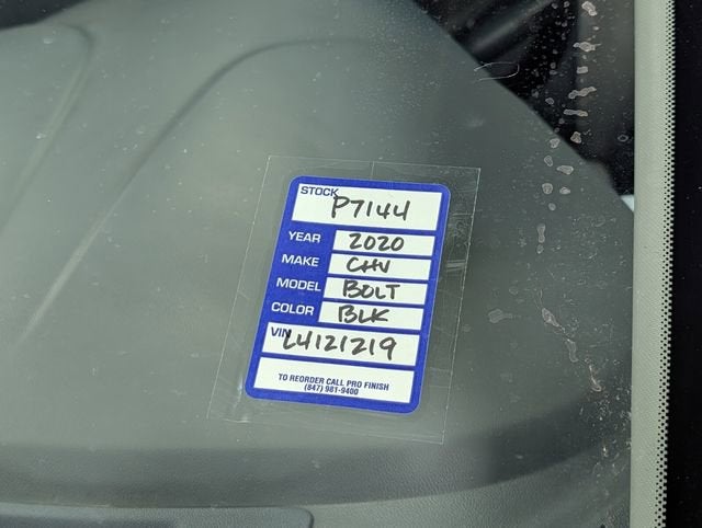 2020 Chevrolet Bolt EV LT