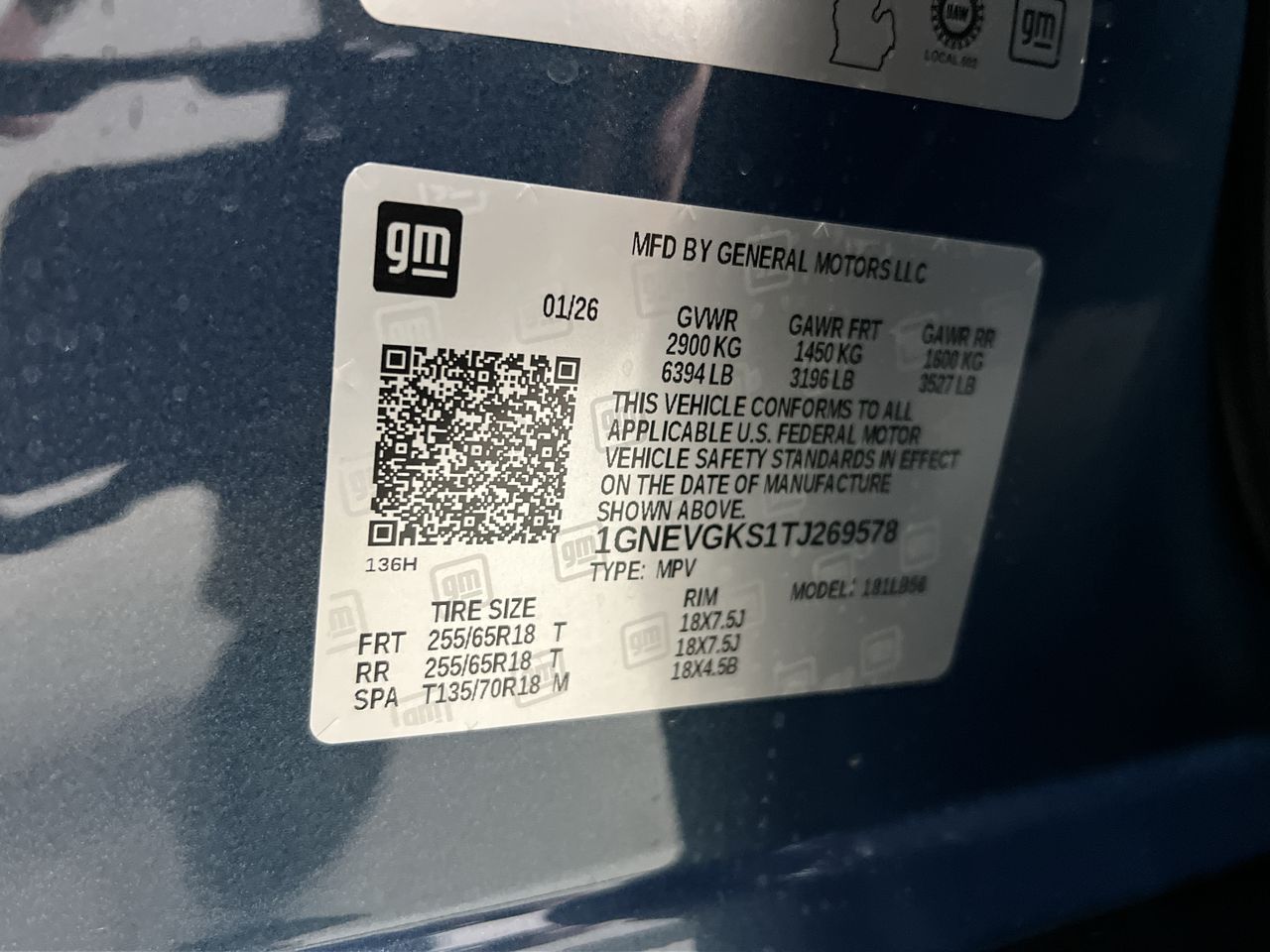 2026 Chevrolet Traverse LT