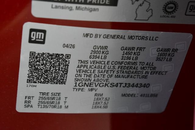 2026 Chevrolet Traverse LT