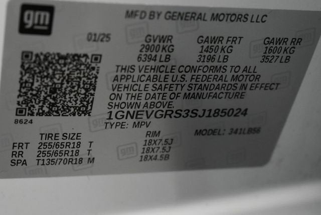 2025 Chevrolet Traverse LT