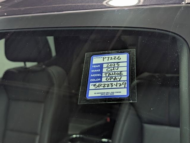 2025 Chevrolet Tahoe RST