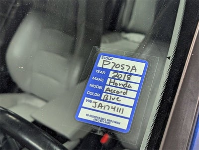 2018 Honda Accord Touring