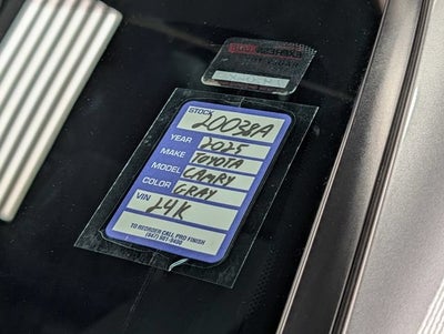 2025 Toyota Camry XSE