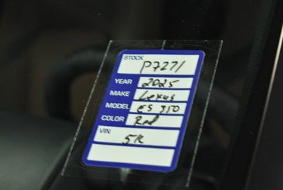 2025 Lexus ES 350 ES 350