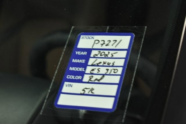 2025 Lexus ES 350 ES 350