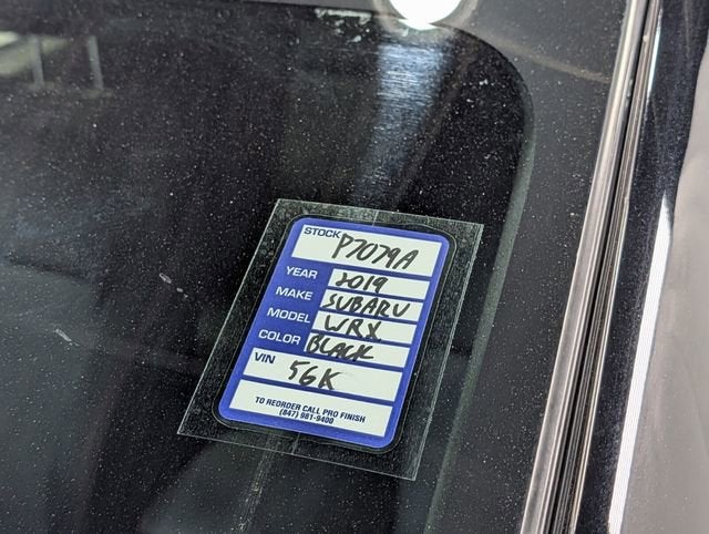 2019 Subaru WRX Premium