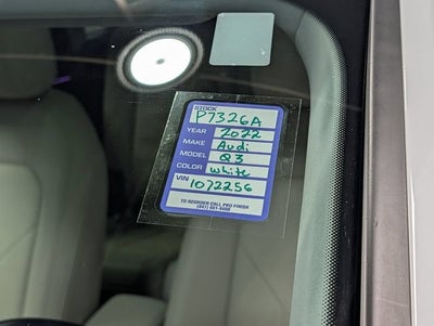 2022 Audi Q3 Premium Plus 45 TFSI S line quattro Tiptronic