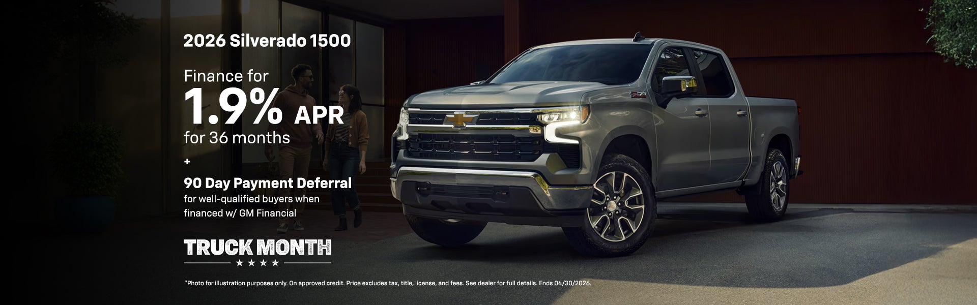 New Silverado Offer