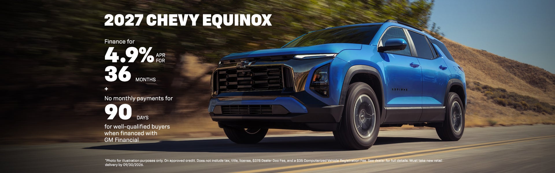 New 2027 Equinox Offer