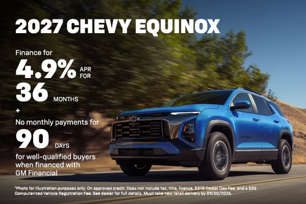 New 2027 Equinox Offer